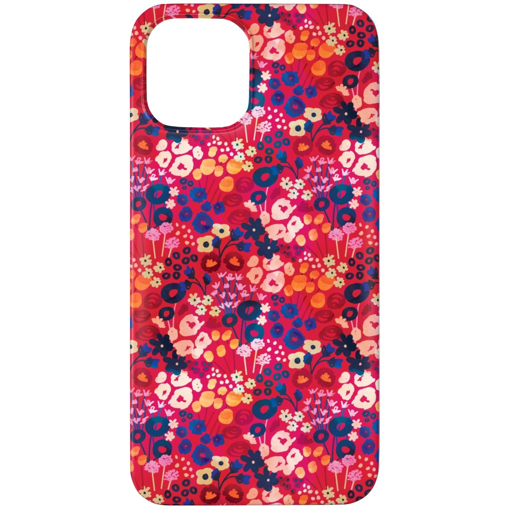 Modern Retro Floral - Multi Phone Case, Slim Case, Matte, iPhone 11 Pro, Multicolor