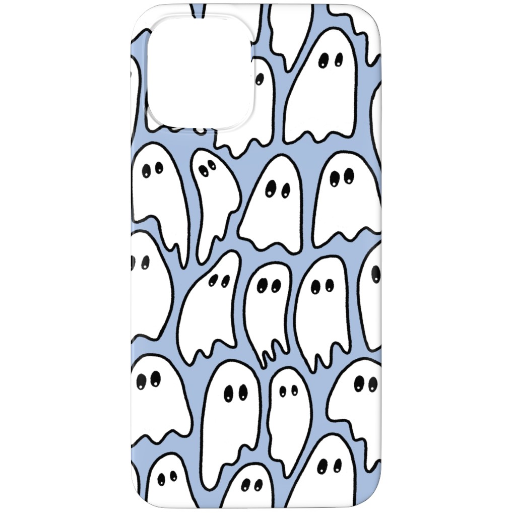 Ghosted Ghosts Phone Case, Slim Case, Matte, iPhone 11 Pro, Blue