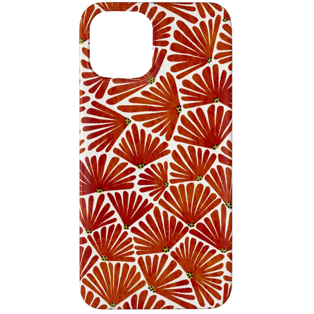 Solie - Red & White Phone Case, Slim Case, Matte, iPhone 11 Pro, Red
