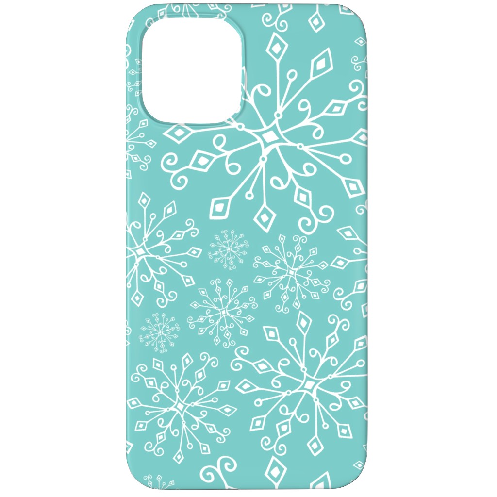 Frost Snowflakes Phone Case, Slim Case, Matte, iPhone 11 Pro, Blue, Catalina