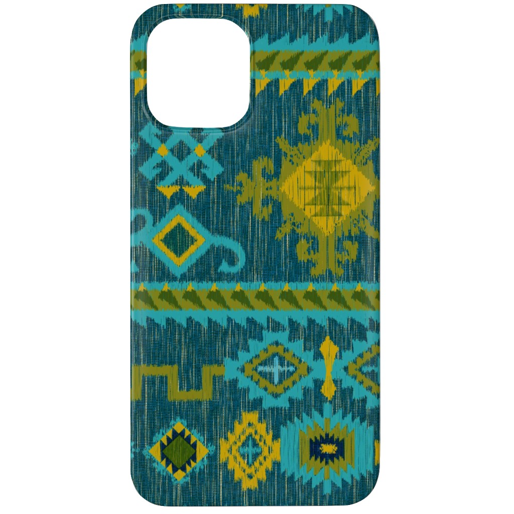 Kilim - Ocean Tones Phone Case, Slim Case, Matte, iPhone 11 Pro, Green