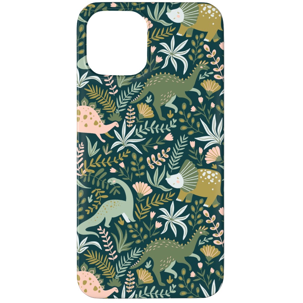 Dino - Green Phone Case, Slim Case, Matte, iPhone 11 Pro, Green, Classic Green
