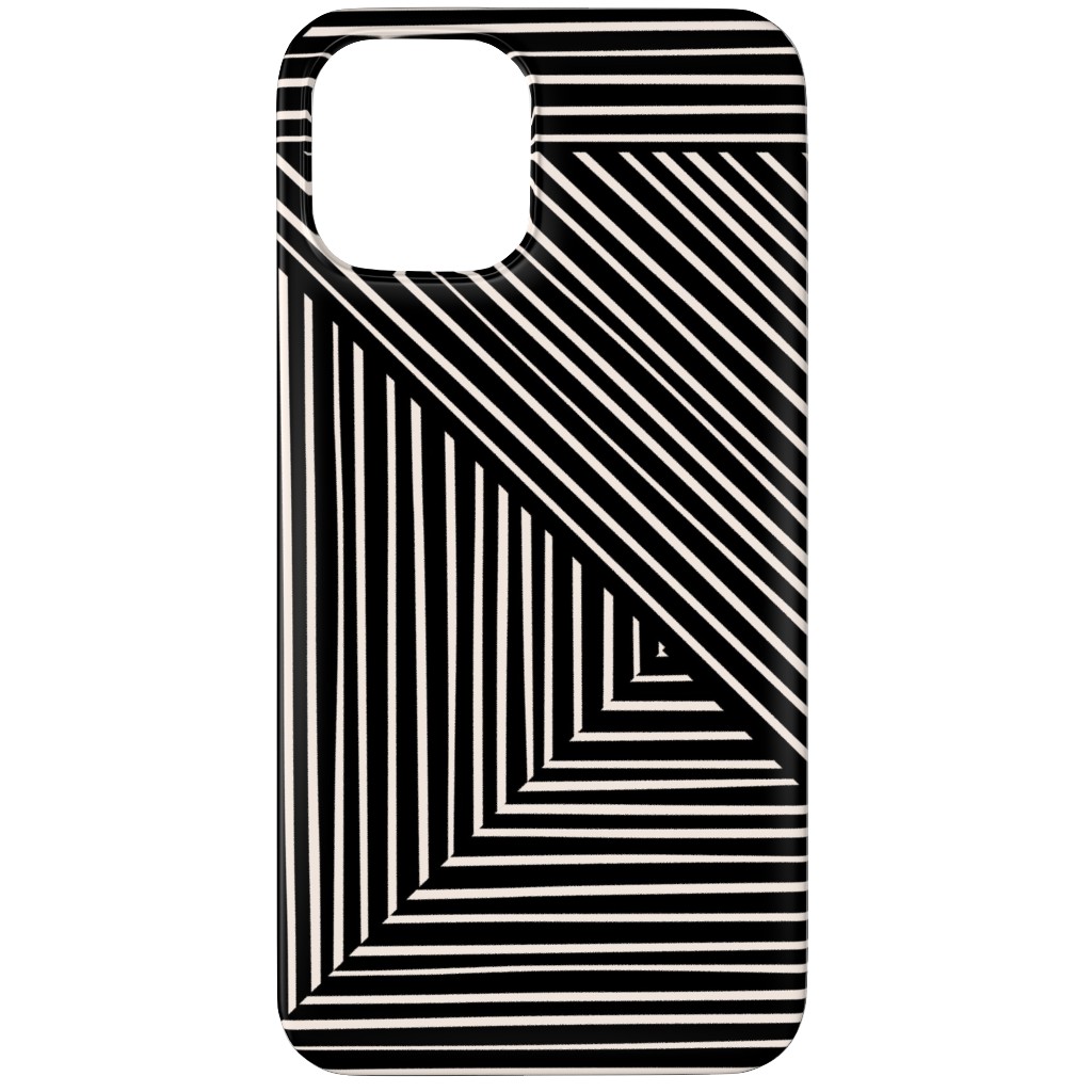 Angles and Lines Phone Case, Slim Case, Matte, iPhone 11 Pro, Gray, Gray