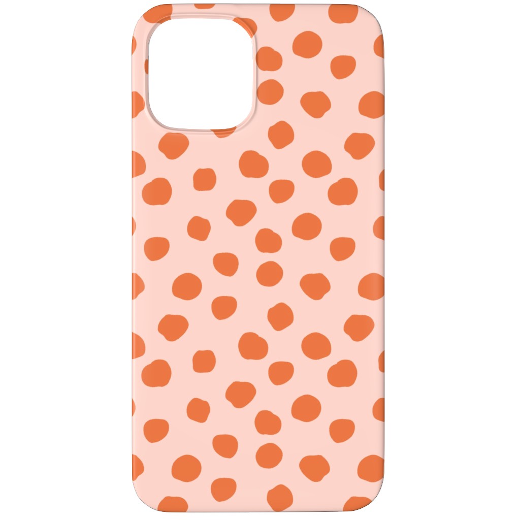 Dotty - Pink and Orange Phone Case, Slim Case, Matte, iPhone 11 Pro, Pink