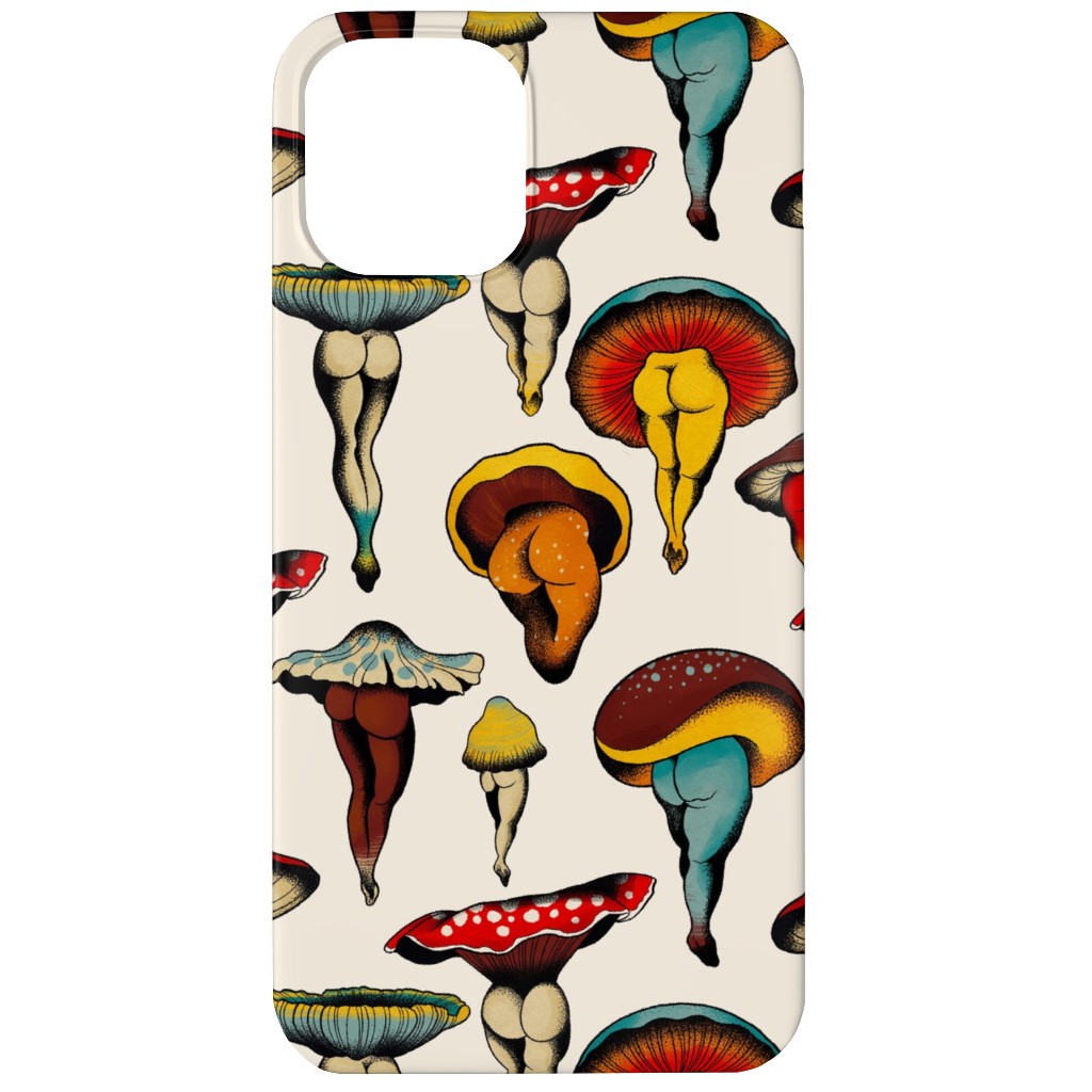 Sexy Mushrooms Phone Case, Silicone Liner Case, Matte, iPhone 11, Multicolor