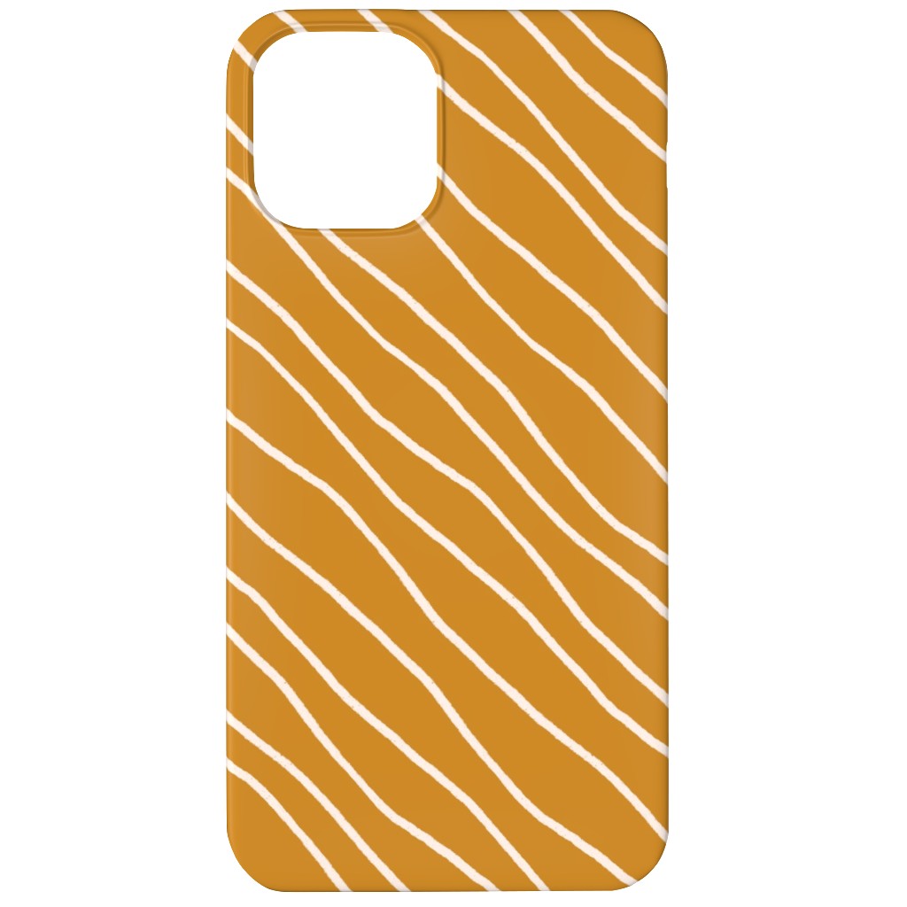 Charlie - Mustard Phone Case, Silicone Liner Case, Matte, iPhone 11, Orange