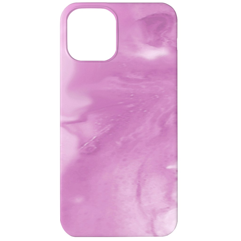 Abstract Watercolor Marble Phone Case, Silicone Liner Case, Matte, iPhone 11, Purple