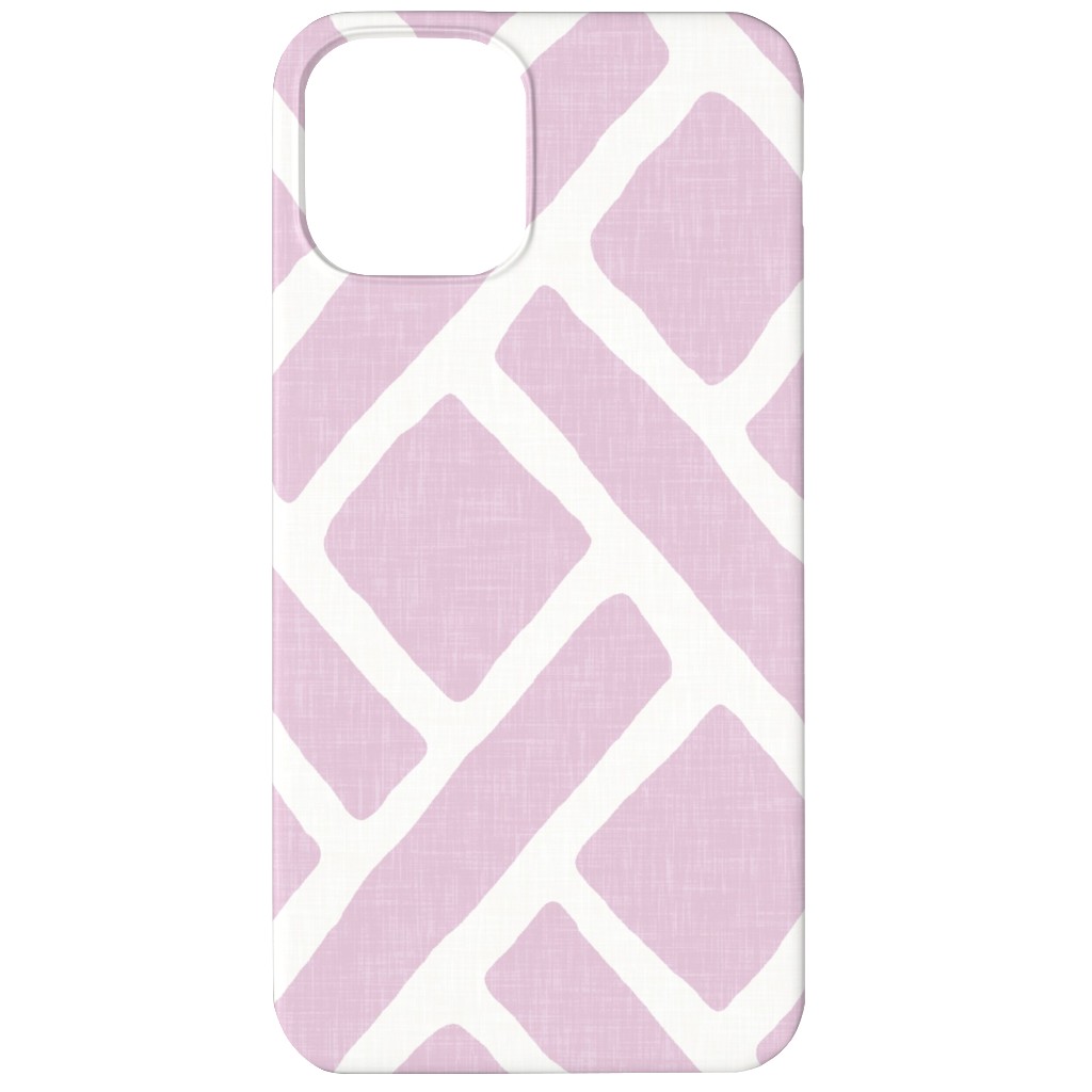 Savannah Trellis Phone Case, Silicone Liner Case, Matte, iPhone 11, Purple