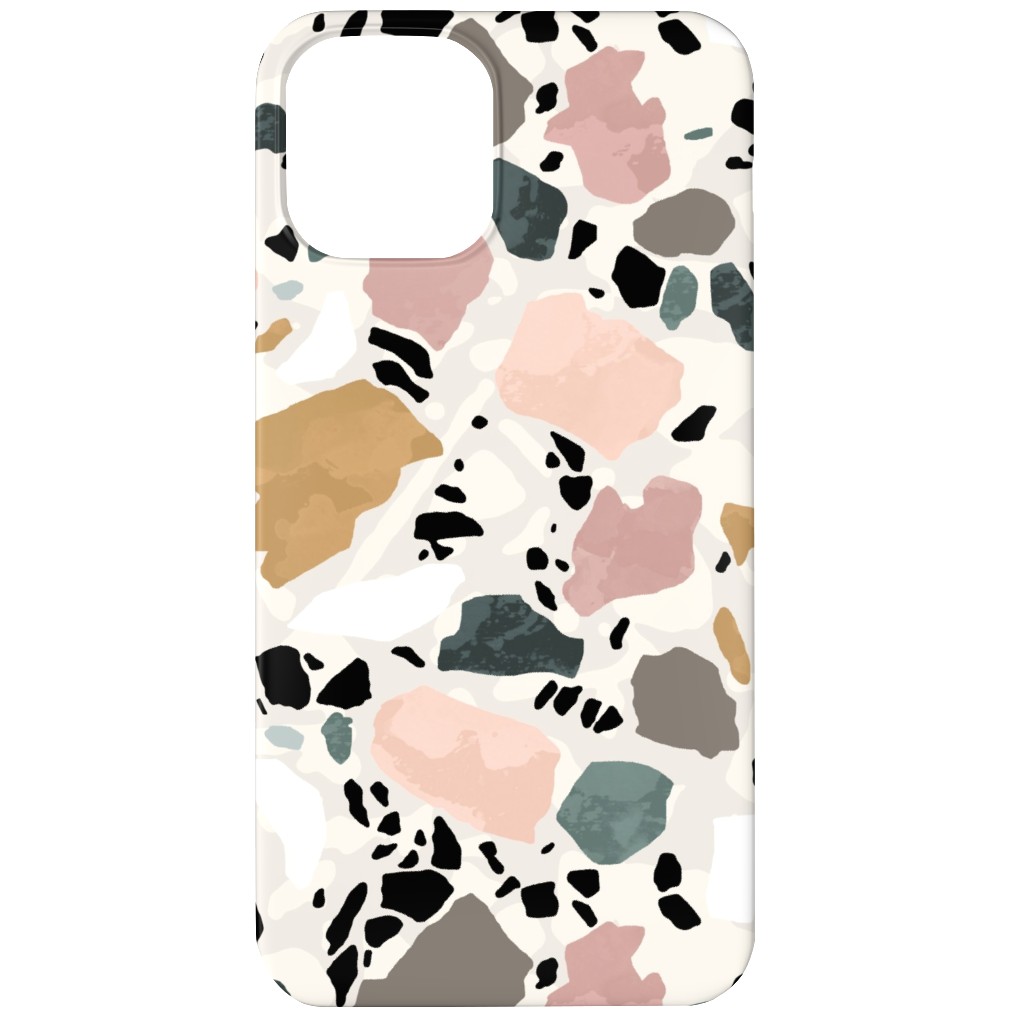 Terazzo Inspired - Multi Phone Case, Silicone Liner Case, Matte, iPhone 11, Multicolor