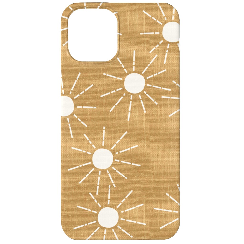 Summer Sunshine - Mustard Yellow Phone Case, Silicone Liner Case, Matte, iPhone 11, Yellow