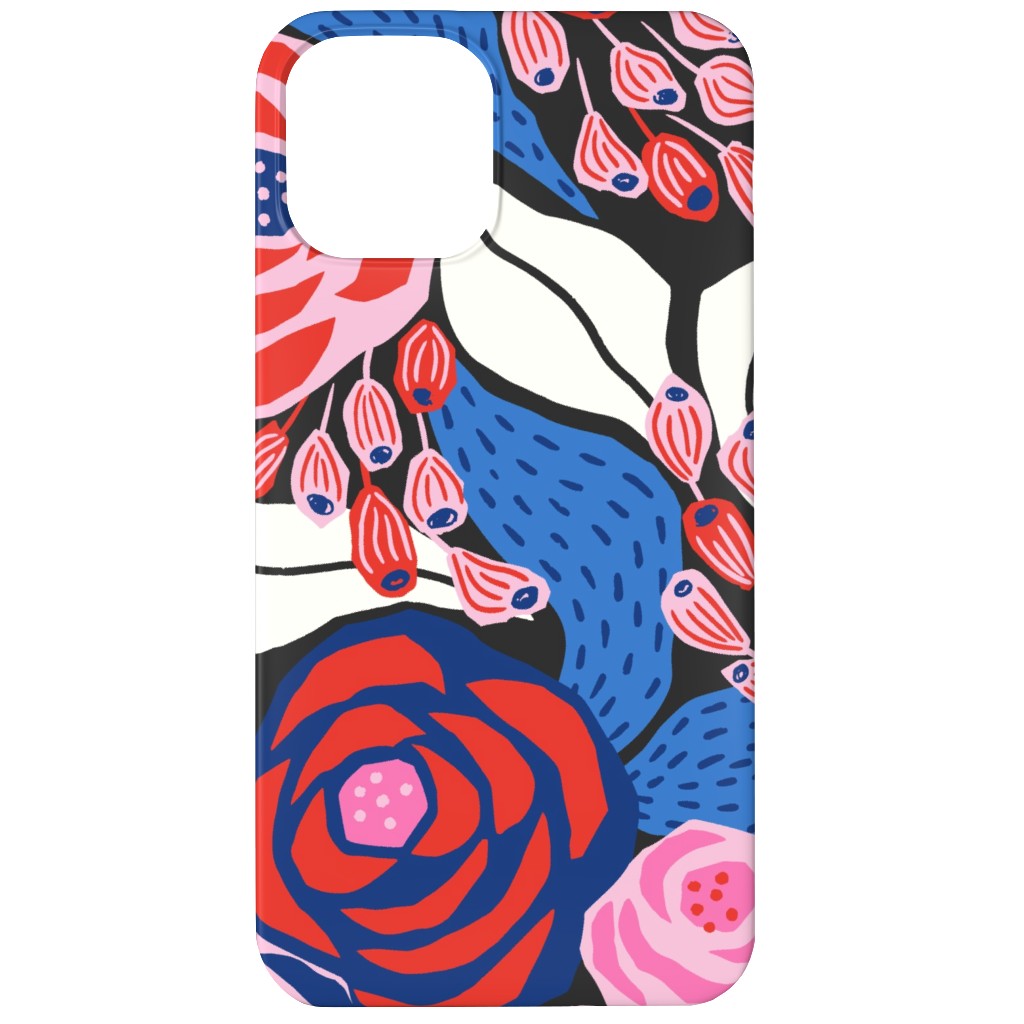 Papercut Roses Phone Case, Silicone Liner Case, Matte, iPhone 11, Multicolor