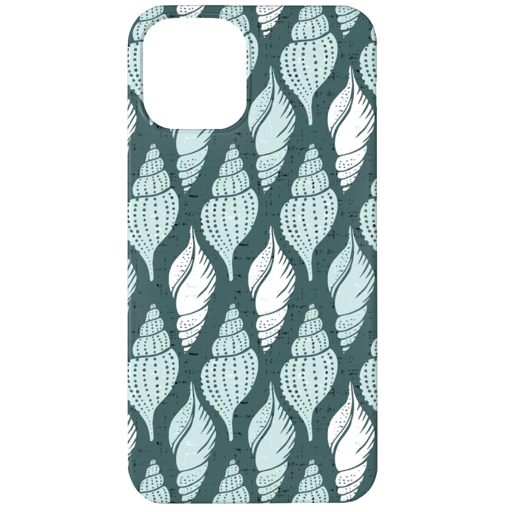 Beachcomber Summer - Mint Phone Case, Silicone Liner Case, Matte, iPhone 11, Blue, True Blue