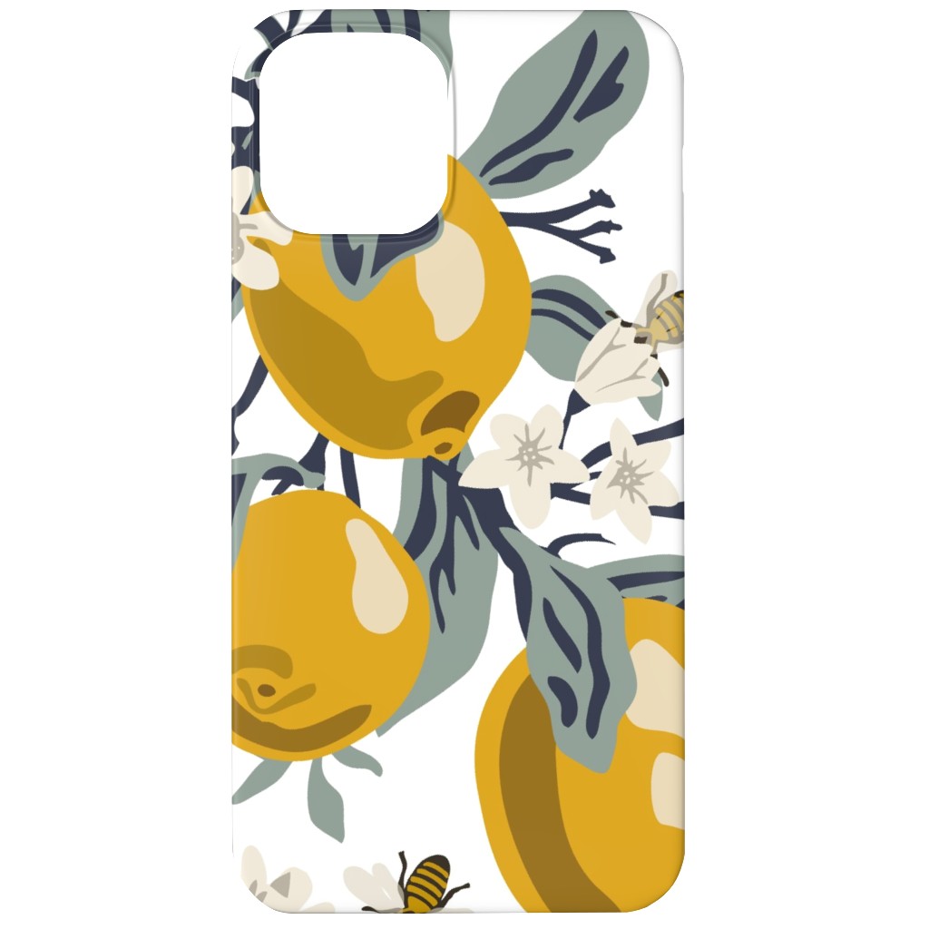 Bees & Lemons Phone Case, Slim Case, Matte, iPhone 11, Yellow