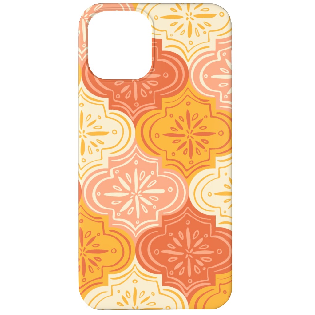 Arabesque - Warm Phone Case, Slim Case, Matte, iPhone 11, Orange