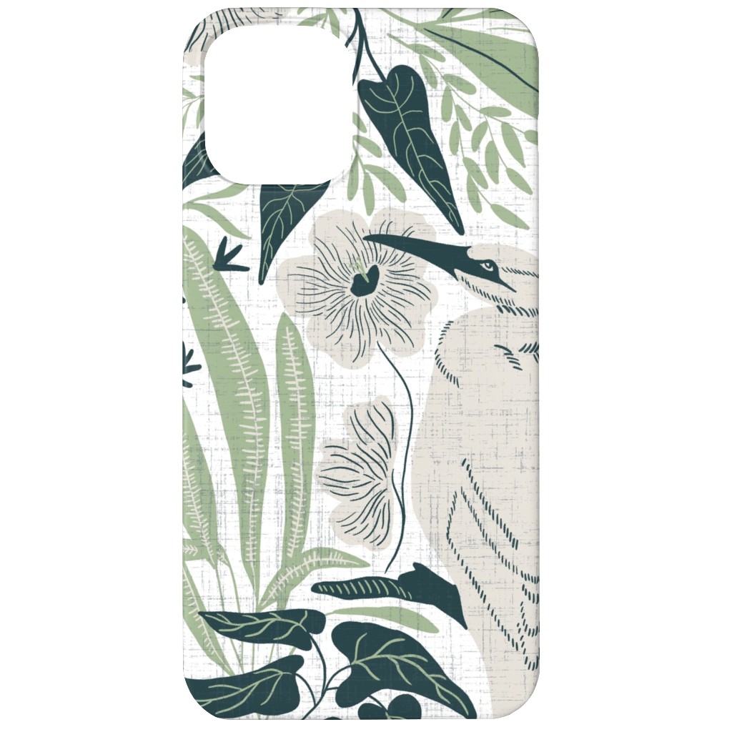 Tropical Hawaiian Dreams Phone Case, Slim Case, Matte, iPhone 11, Green, Smoke
