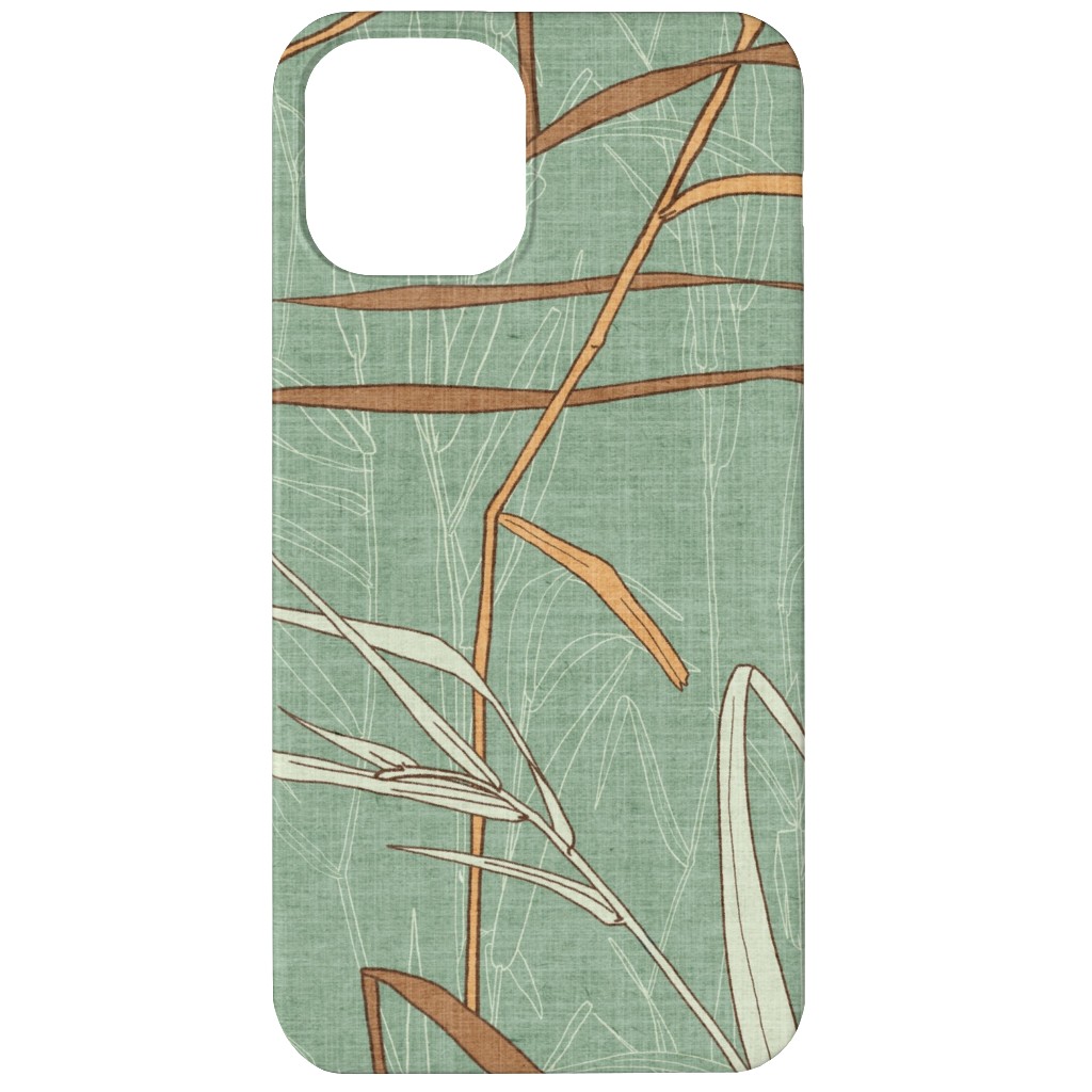 Late Summer Grasses Phone Case, Slim Case, Matte, iPhone 11, Green, Classic Green