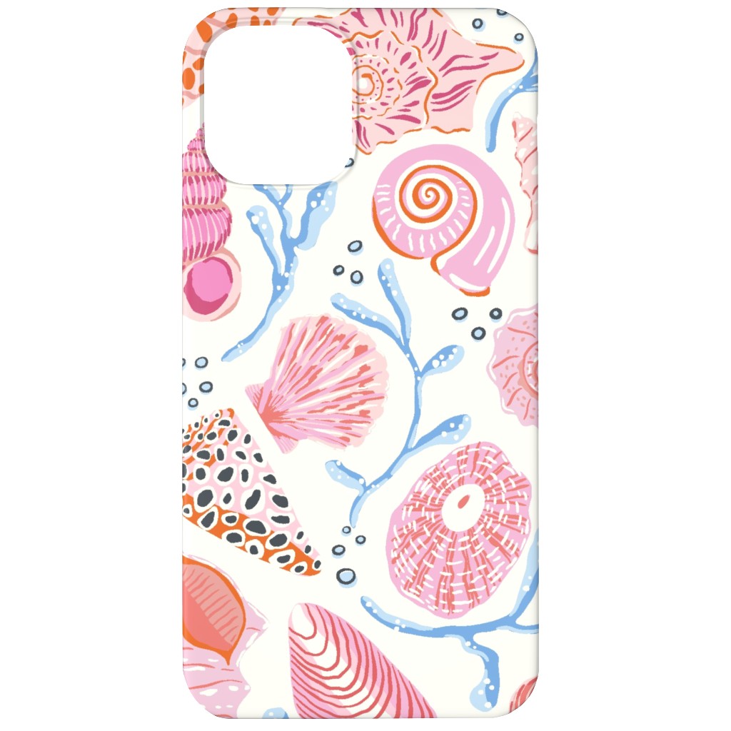 Seashells - Pink Phone Case, Slim Case, Matte, iPhone 11, Multicolor