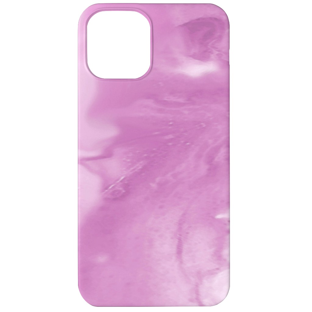 Abstract Watercolor Marble Phone Case, Slim Case, Matte, iPhone 11, Purple, Pansy