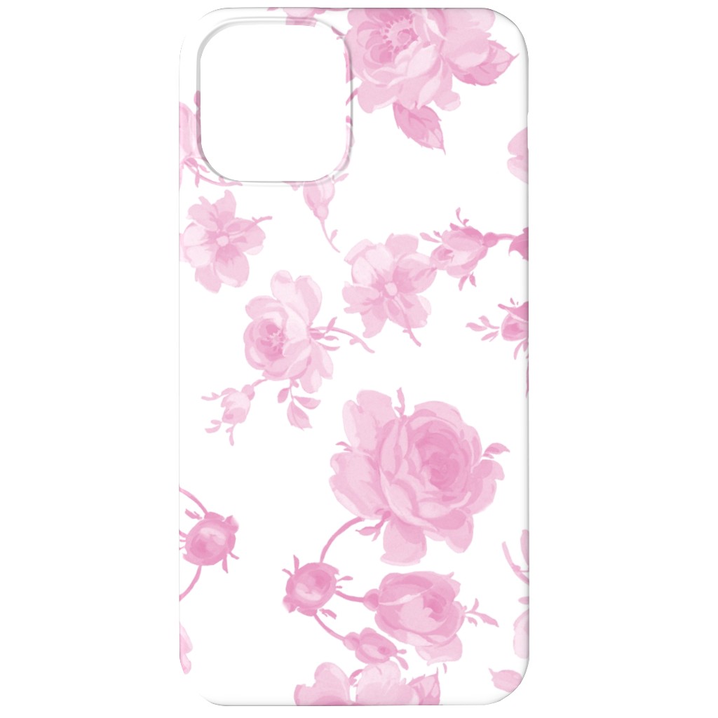 Saint Colette June Roses - Pink Phone Case, Slim Case, Matte, iPhone 11, Pink