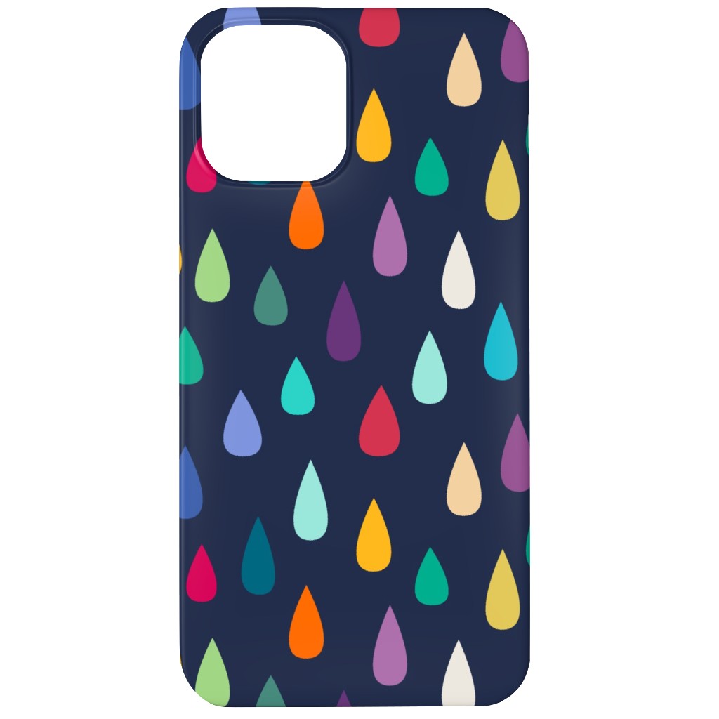 Raindrops - Multi Phone Case, Slim Case, Matte, iPhone 11, Multicolor