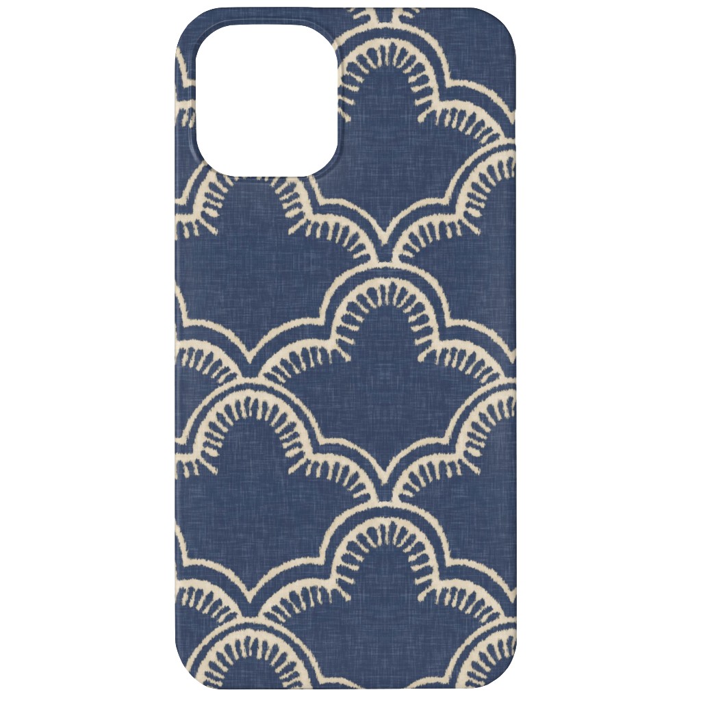 Tangier Phone Case, Silicone Liner Case, Matte, iPhone 12 Mini, Blue