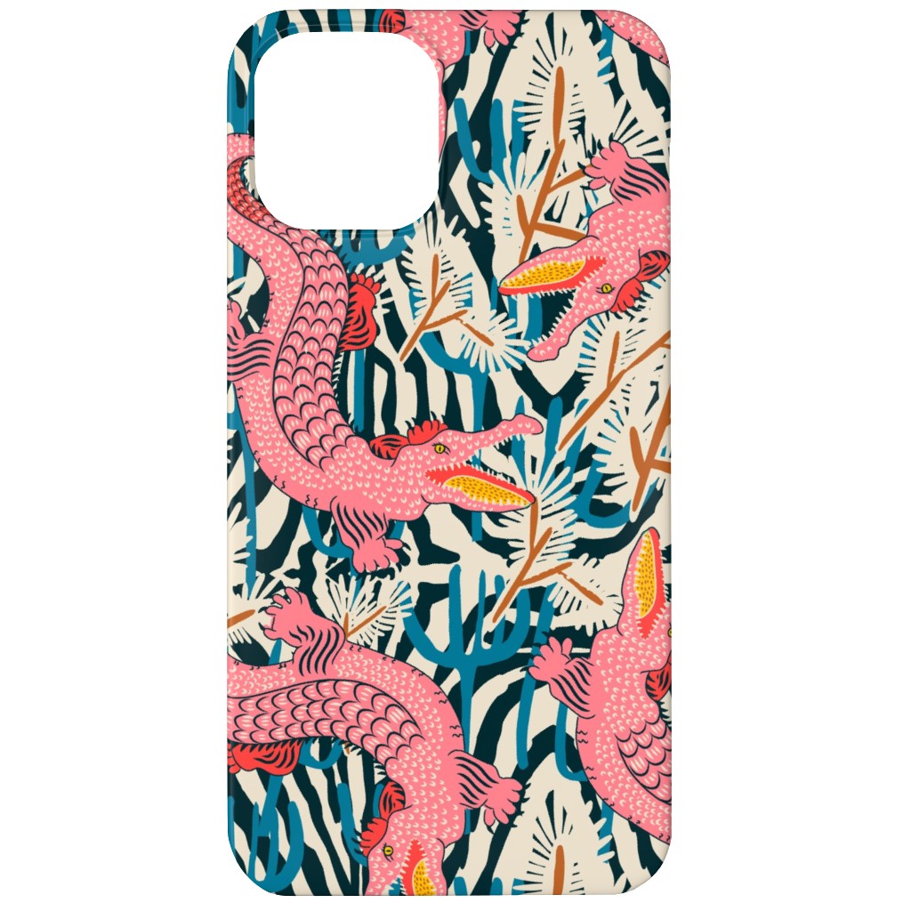 Bazaar Cosmic Gator - Multi Phone Case, Slim Case, Matte, iPhone 12 Mini, Multicolor