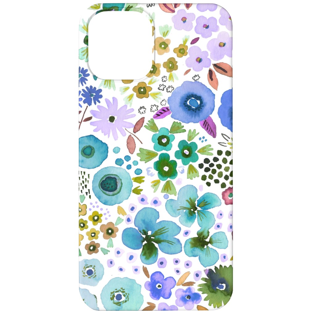 Artful Little Flowers - Multi Phone Case, Slim Case, Matte, iPhone 12 Mini, Multicolor