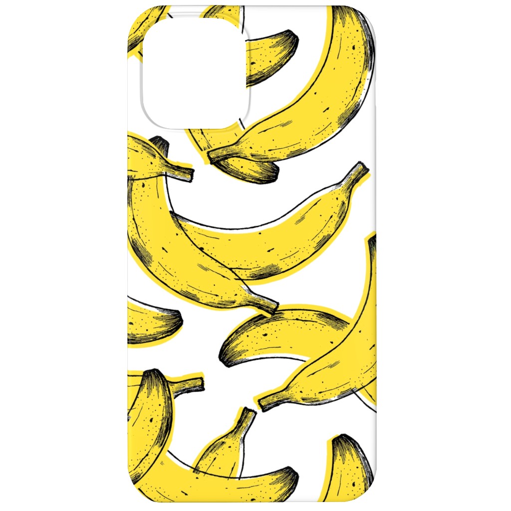 Banana Phone Case, Slim Case, Matte, iPhone 12 Mini, Yellow