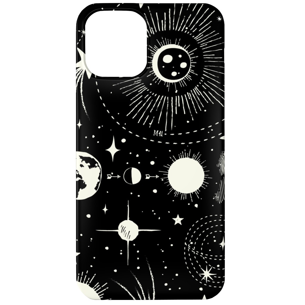 Solar System Phone Case, Slim Case, Matte, iPhone 12 Mini, Black