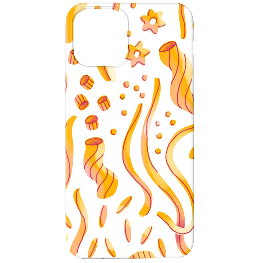 Yummy Noodles Phone Case, Slim Case, Matte, iPhone 12 Mini, Orange