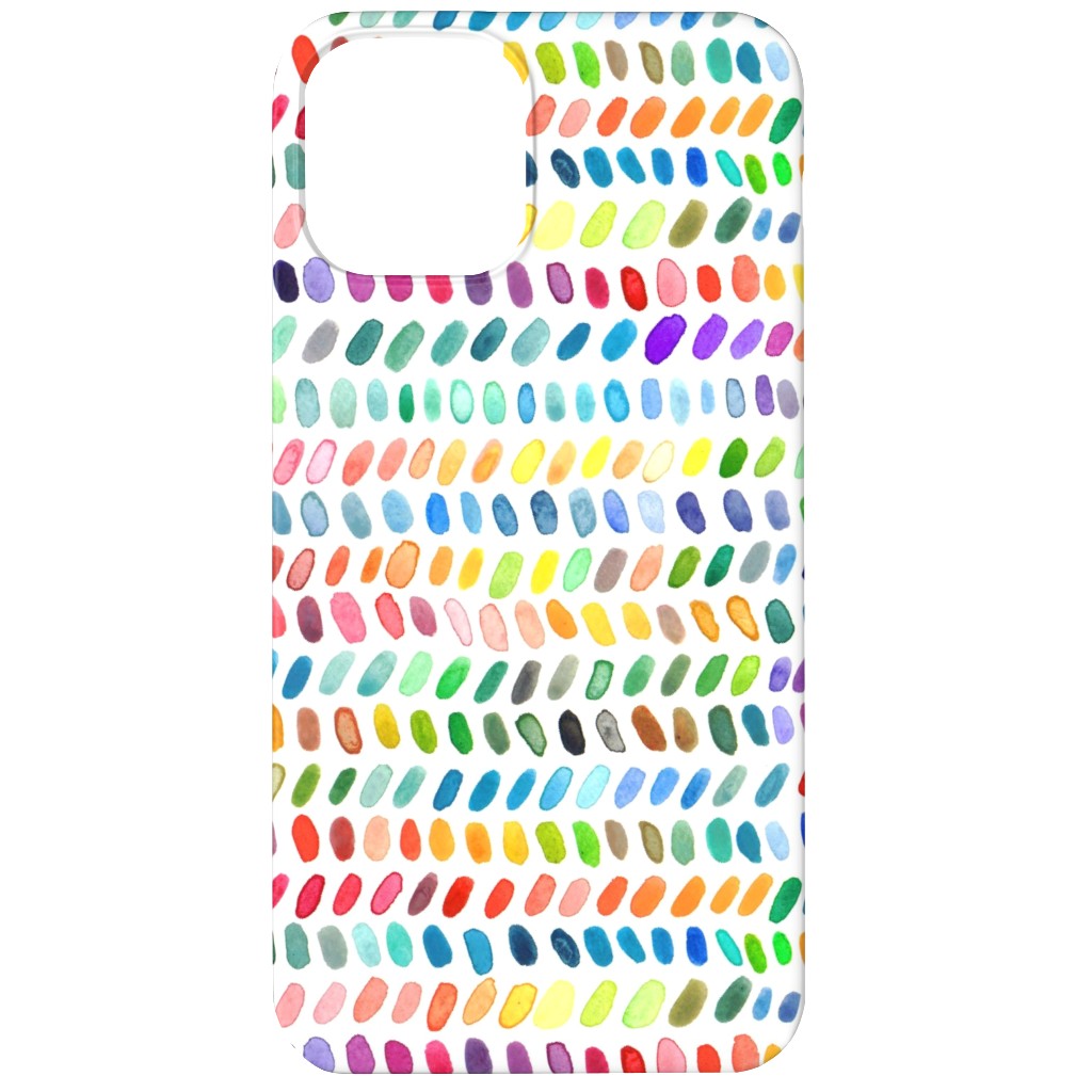 Rainbow Dash Rows - Multi Phone Case, Slim Case, Matte, iPhone 12 Mini, Multicolor