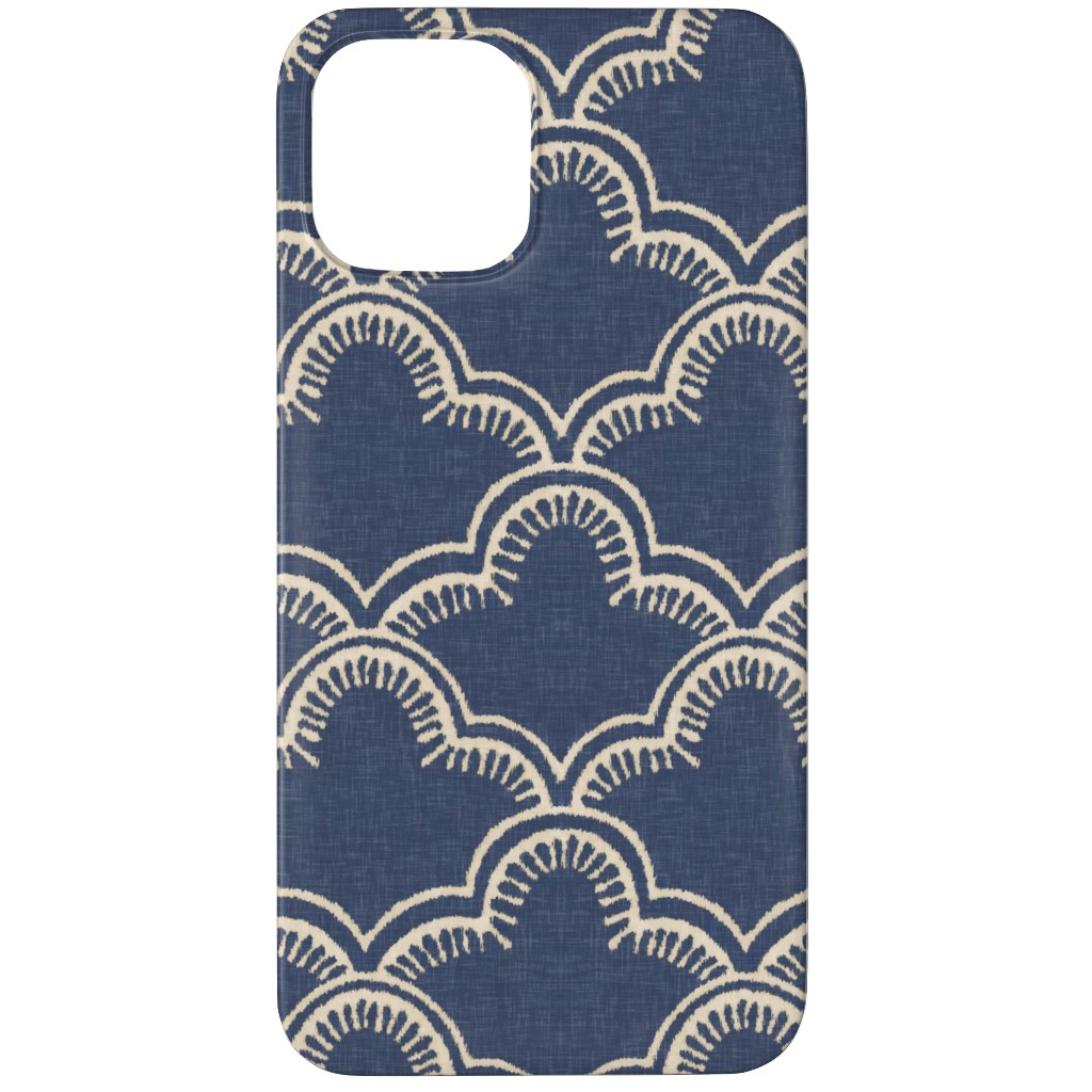 Tangier Phone Case, Silicone Liner Case, Matte, iPhone 12 Pro Max, Blue, Gray