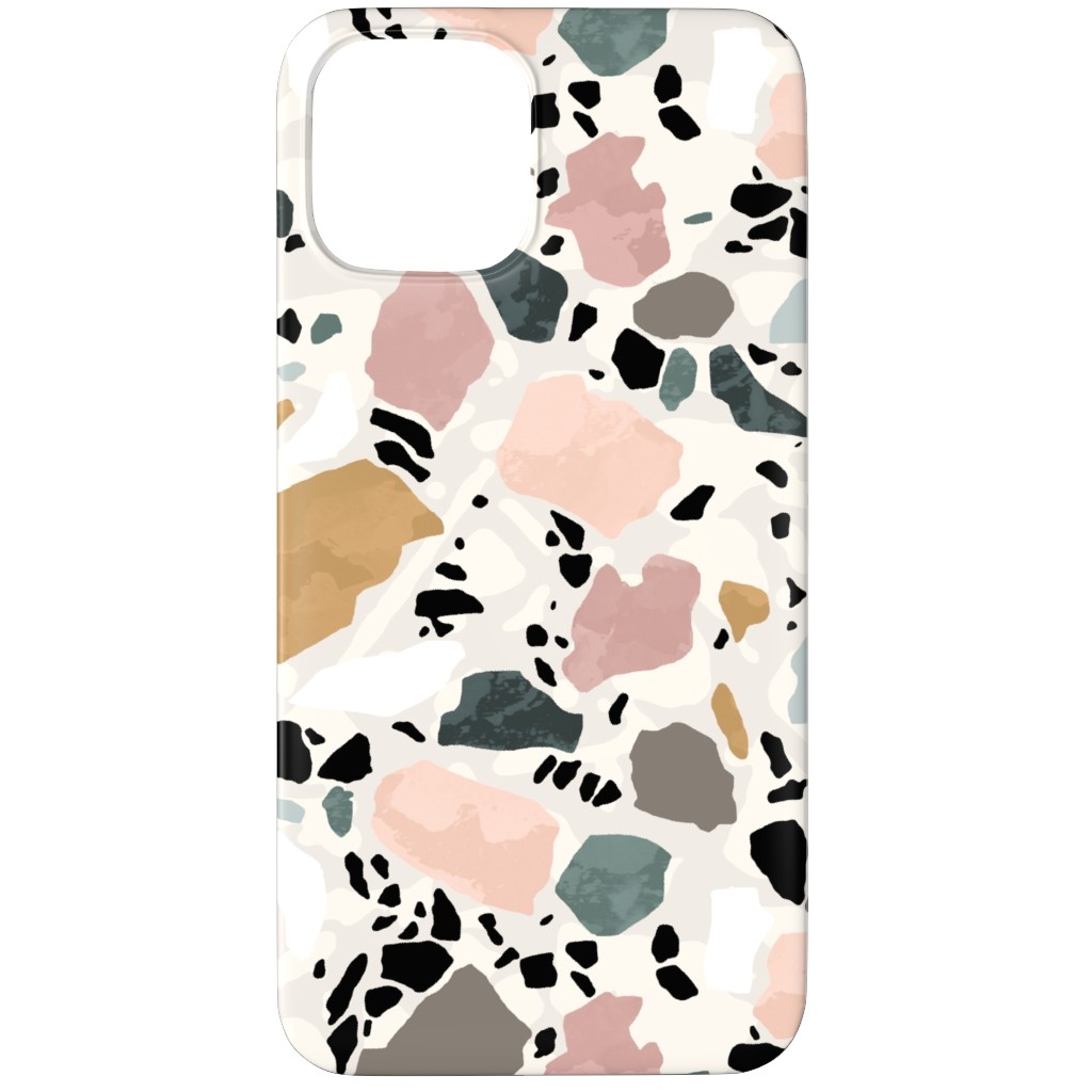 Terazzo Inspired - Multi Phone Case, Silicone Liner Case, Matte, iPhone 12 Pro Max, Multicolor