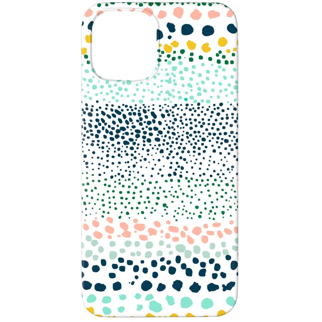 Little Textured Dots - Multi Phone Case, Slim Case, Matte, iPhone 12 Pro Max, Multicolor