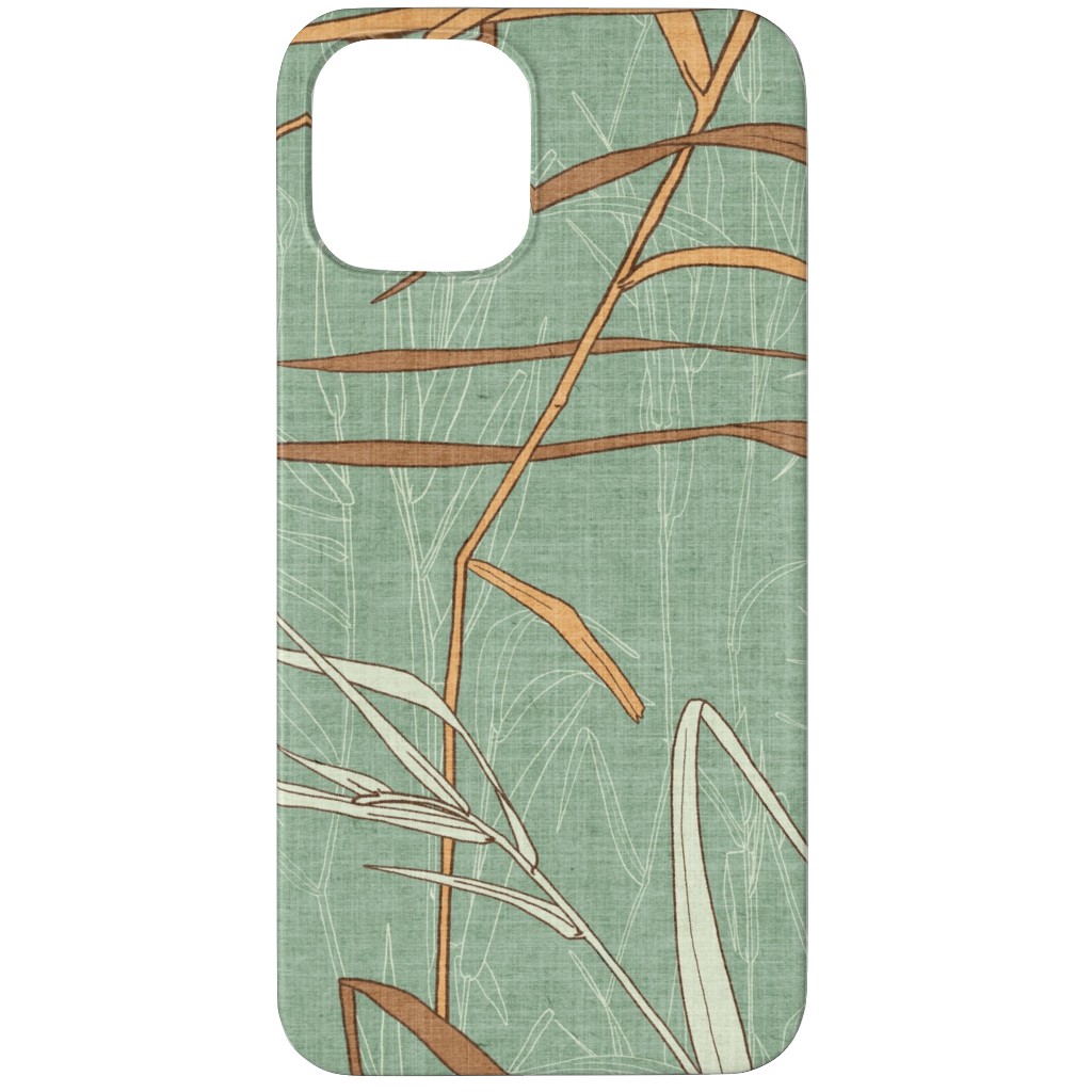 Late Summer Grasses Phone Case, Slim Case, Matte, iPhone 12 Pro Max, Green, Classic Green