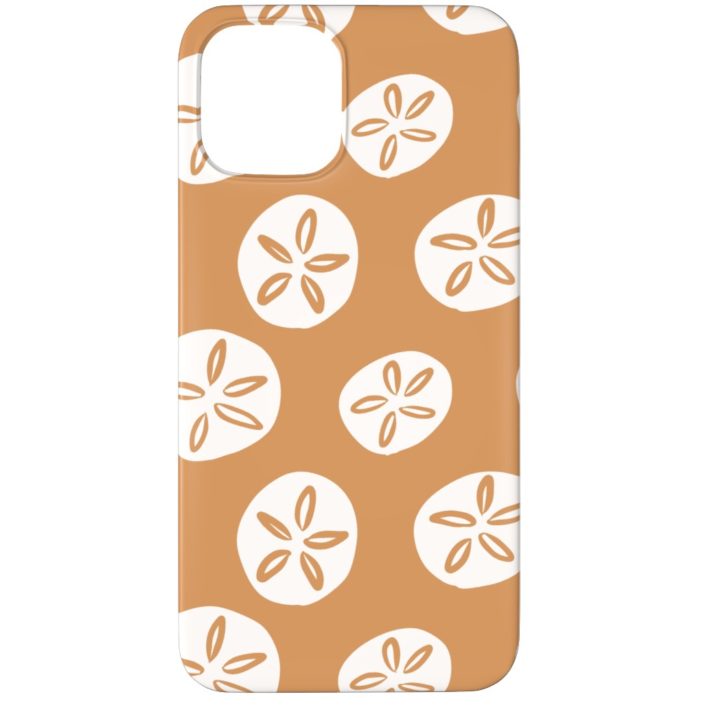 Sand Dollar Sea Shells Phone Case, Slim Case, Matte, iPhone 12 Pro Max, Orange, Pueblo