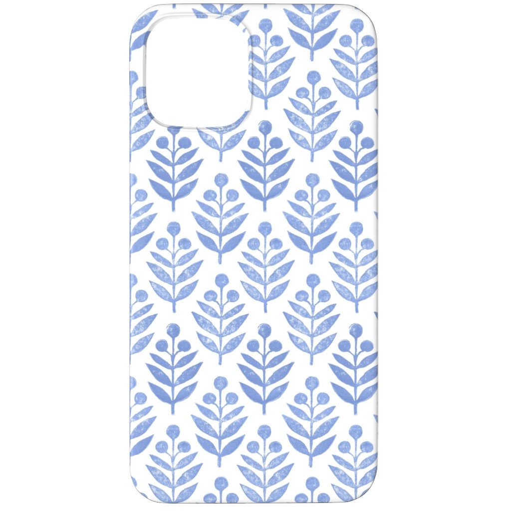 Lotti Quiet Phone Case, Slim Case, Matte, iPhone 12 Pro Max, Blue, Light Blue