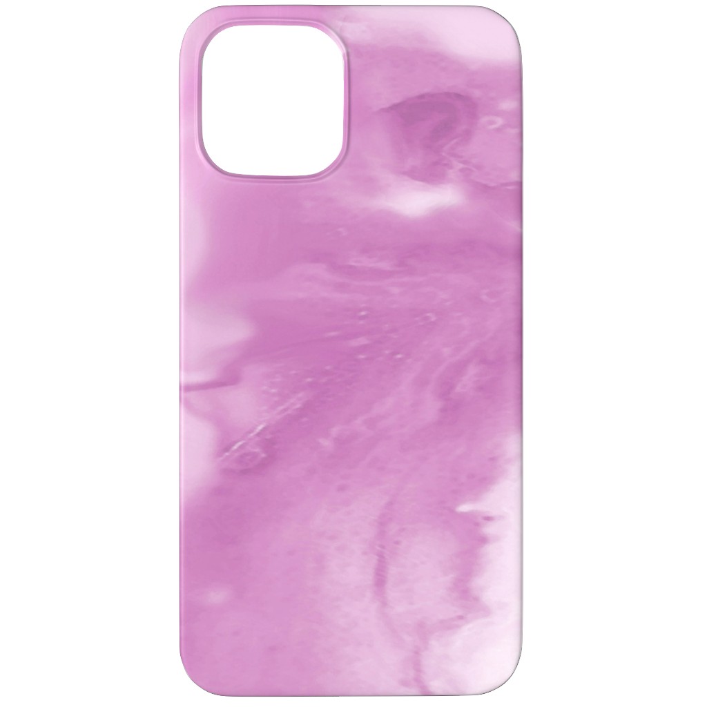 Abstract Watercolor Marble Phone Case, Slim Case, Matte, iPhone 12 Pro Max, Purple