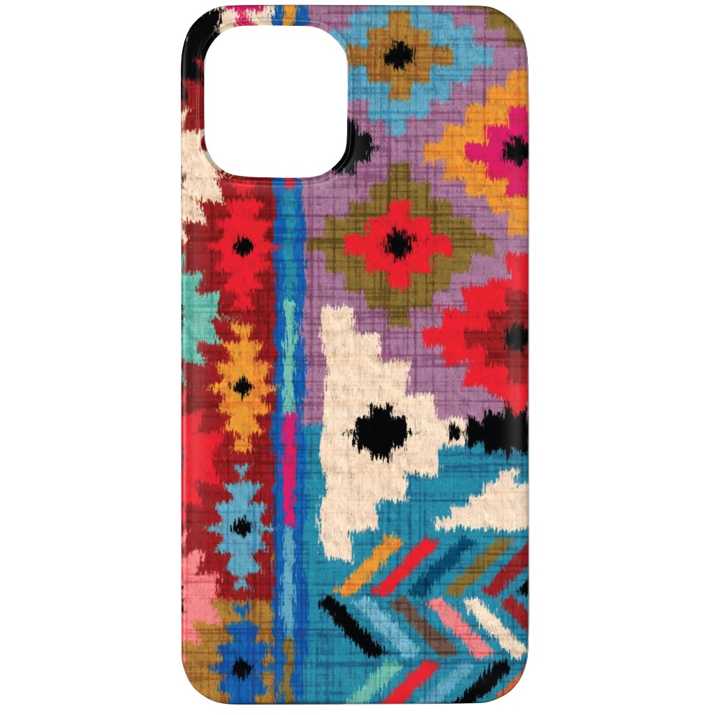 Kilim Ikat - Multi Phone Case, Slim Case, Matte, iPhone 12 Pro Max, Multicolor