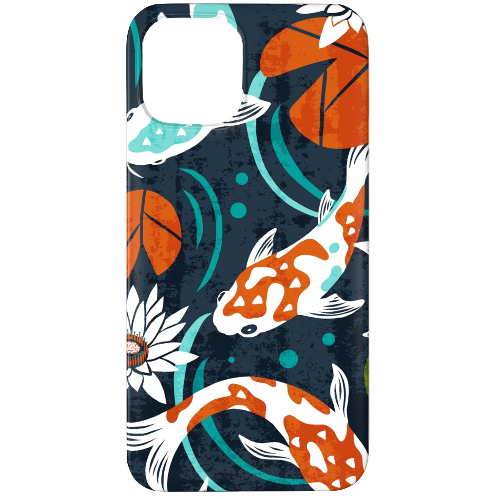 Koi Pond - Multi Phone Case, Slim Case, Matte, iPhone 12 Pro Max, Multicolor