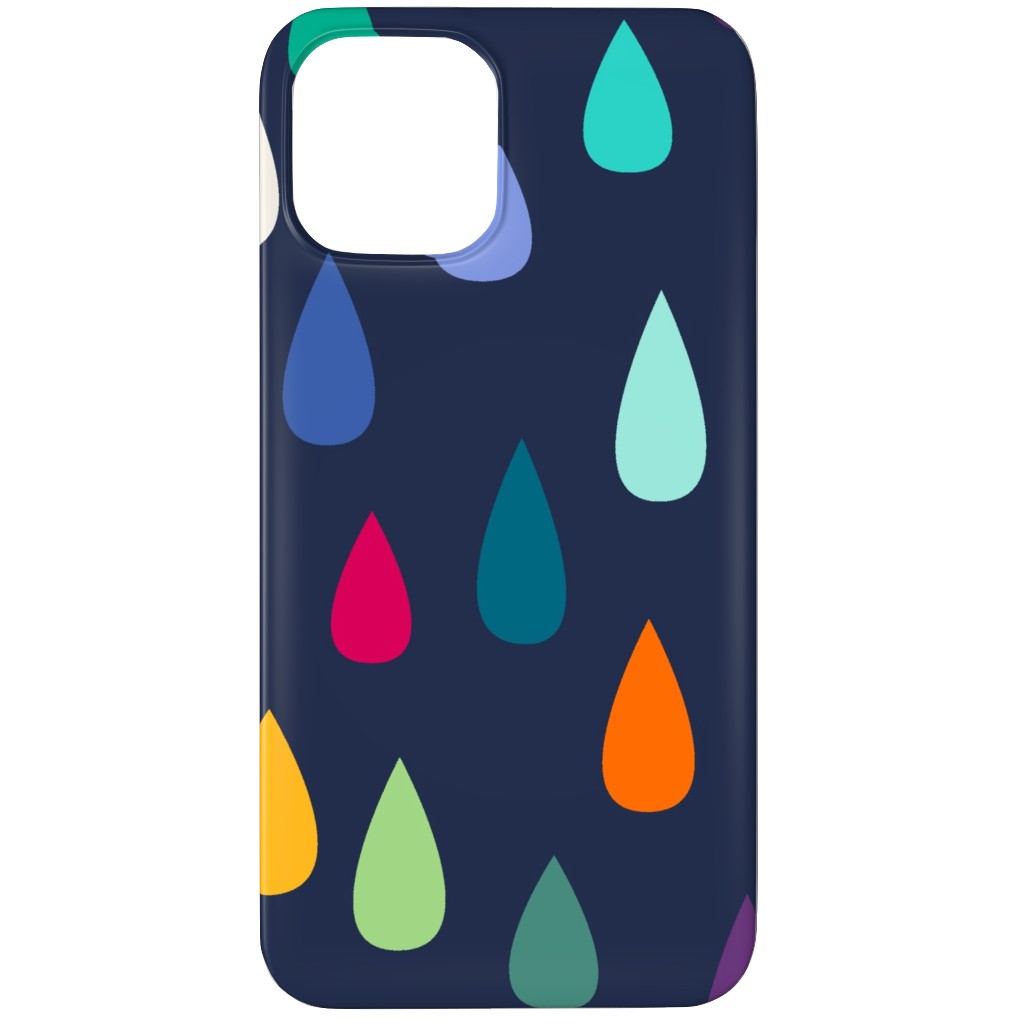 Jewelled Raindrops - Multi Phone Case, Slim Case, Matte, iPhone 12 Pro Max, Multicolor