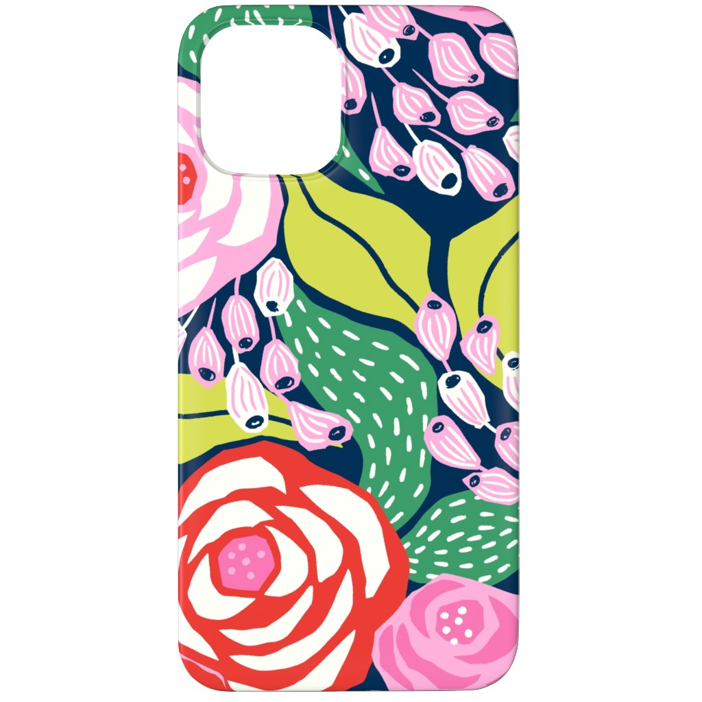 Papercut Roses Phone Case, Slim Case, Matte, iPhone 12 Pro Max, Multicolor