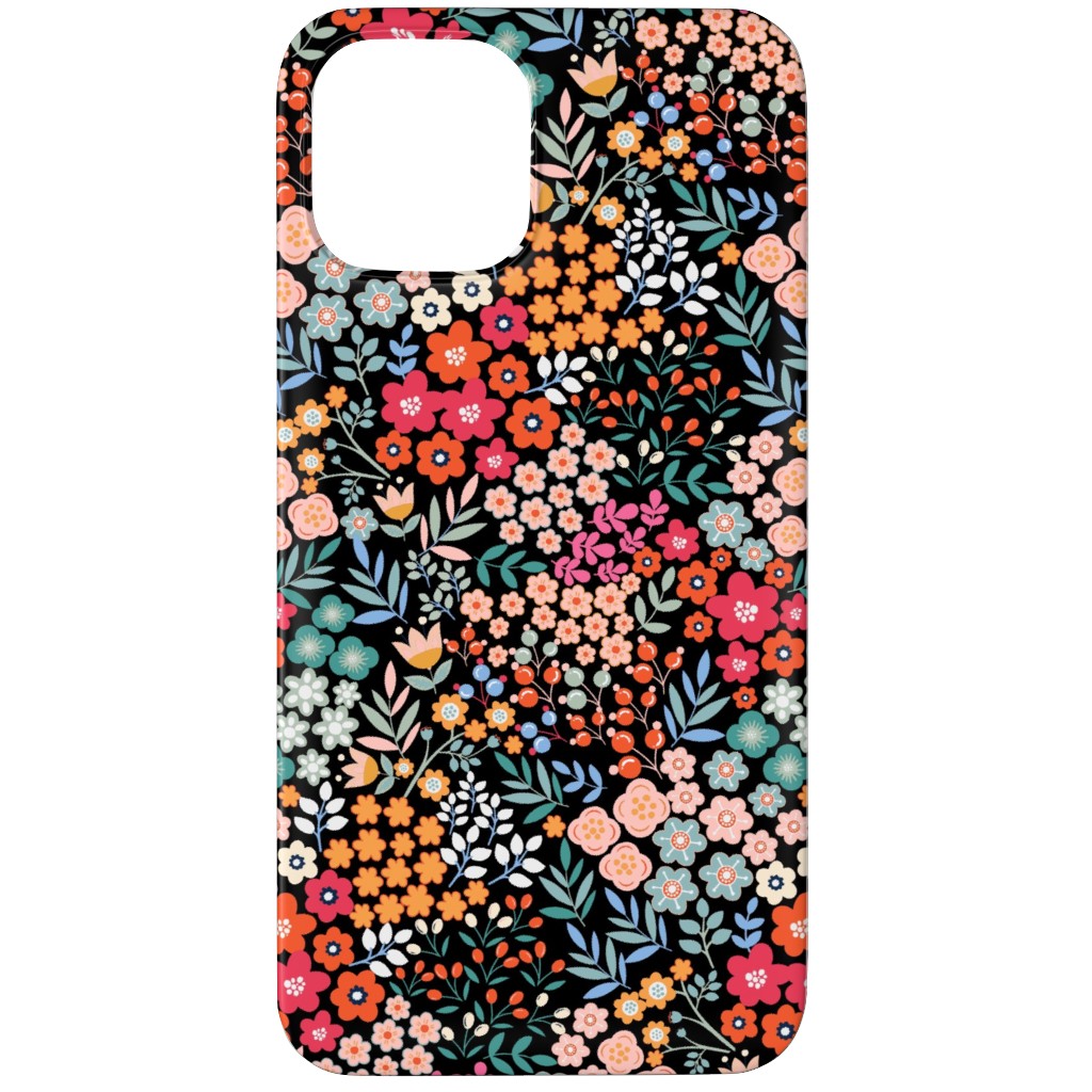 Summer Flower Phone Case, Silicone Liner Case, Matte, iPhone 12 Pro, Multicolor