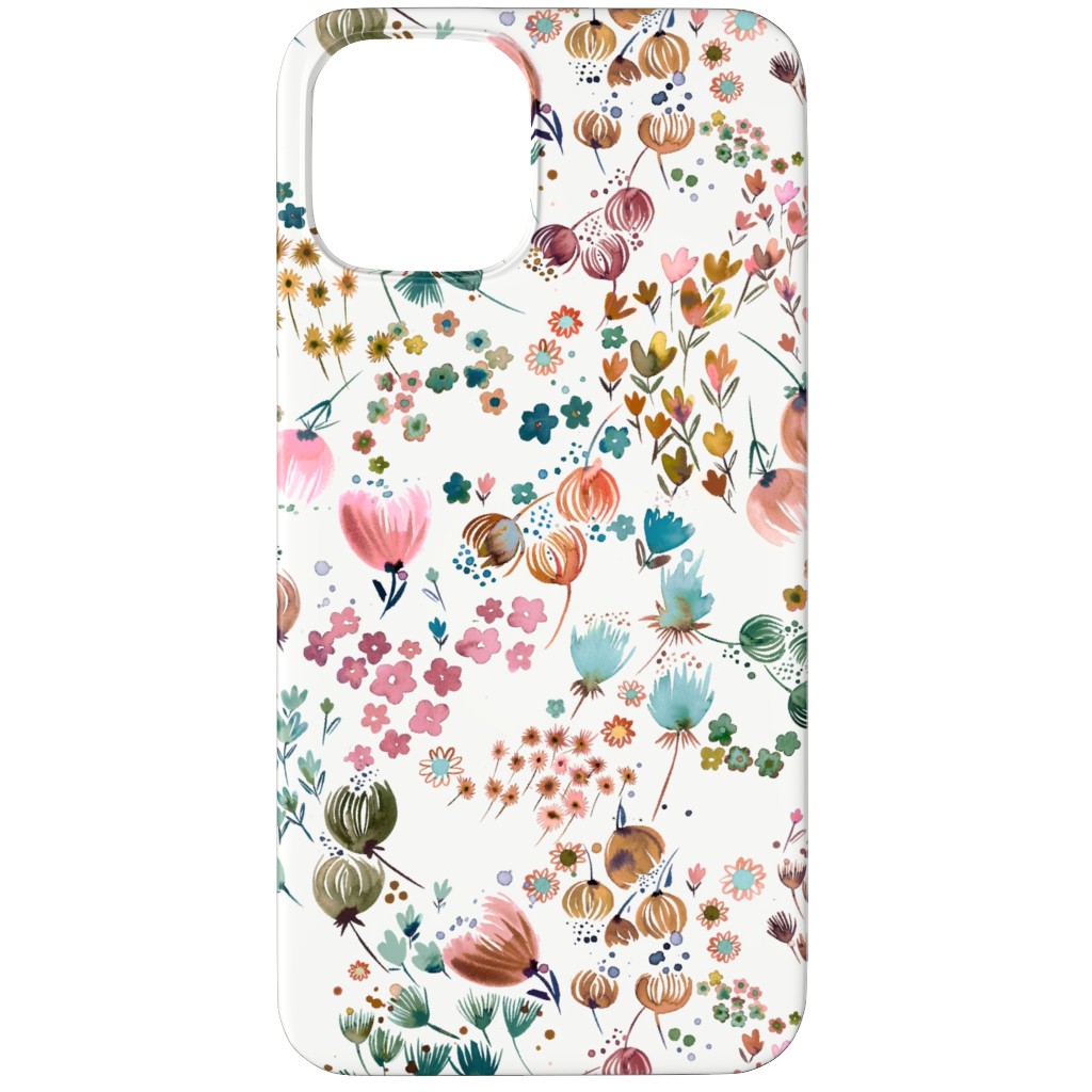 Meadow Flowers - Multi Phone Case, Silicone Liner Case, Matte, iPhone 12 Pro, Multicolor