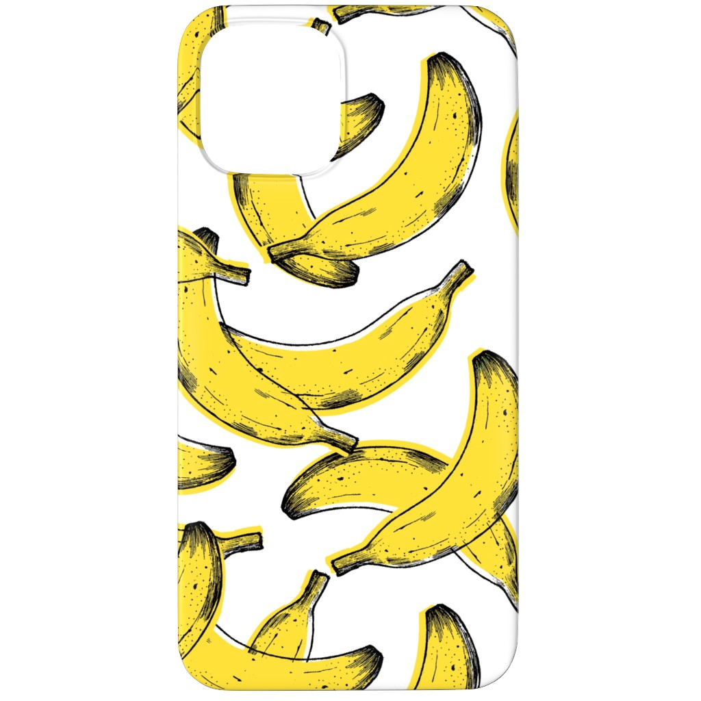 Banana Phone Case, Silicone Liner Case, Matte, iPhone 12 Pro, Yellow