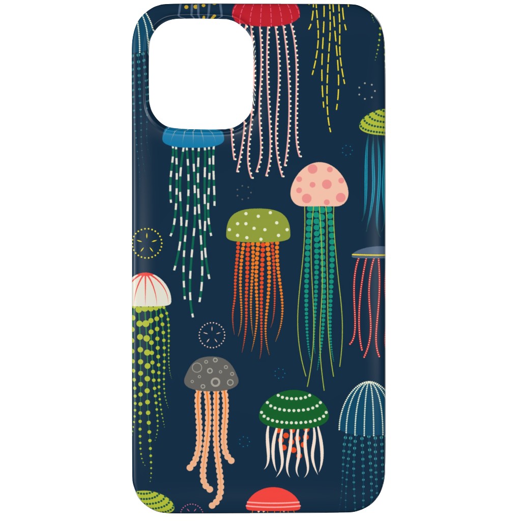 Just Jellies - Jellyfish Phone Case, Silicone Liner Case, Matte, iPhone 12 Pro, Blue, True Blue