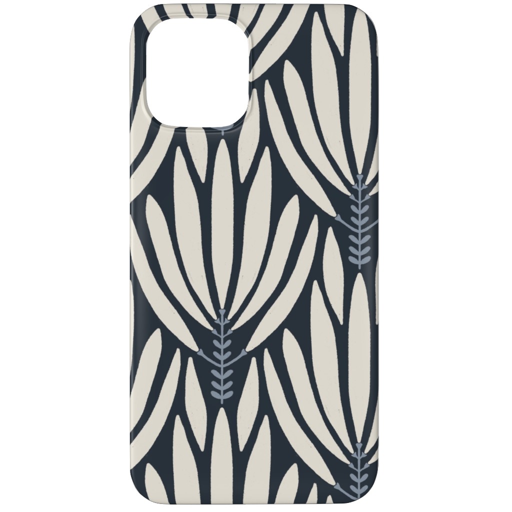 Cleopatra - Beige Phone Case, Slim Case, Matte, iPhone 12 Pro, Blue