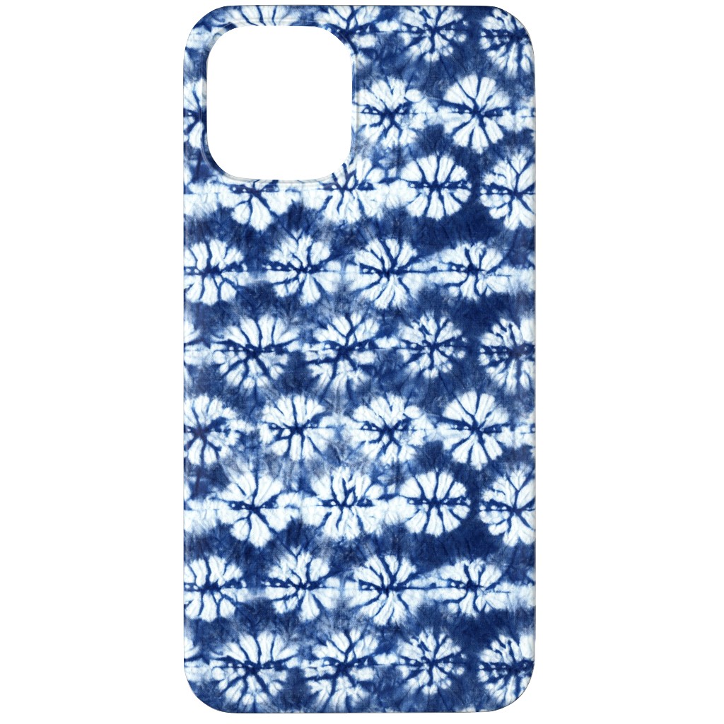 Shibori Pine - Blue Phone Case, Slim Case, Matte, iPhone 12 Pro, Blue