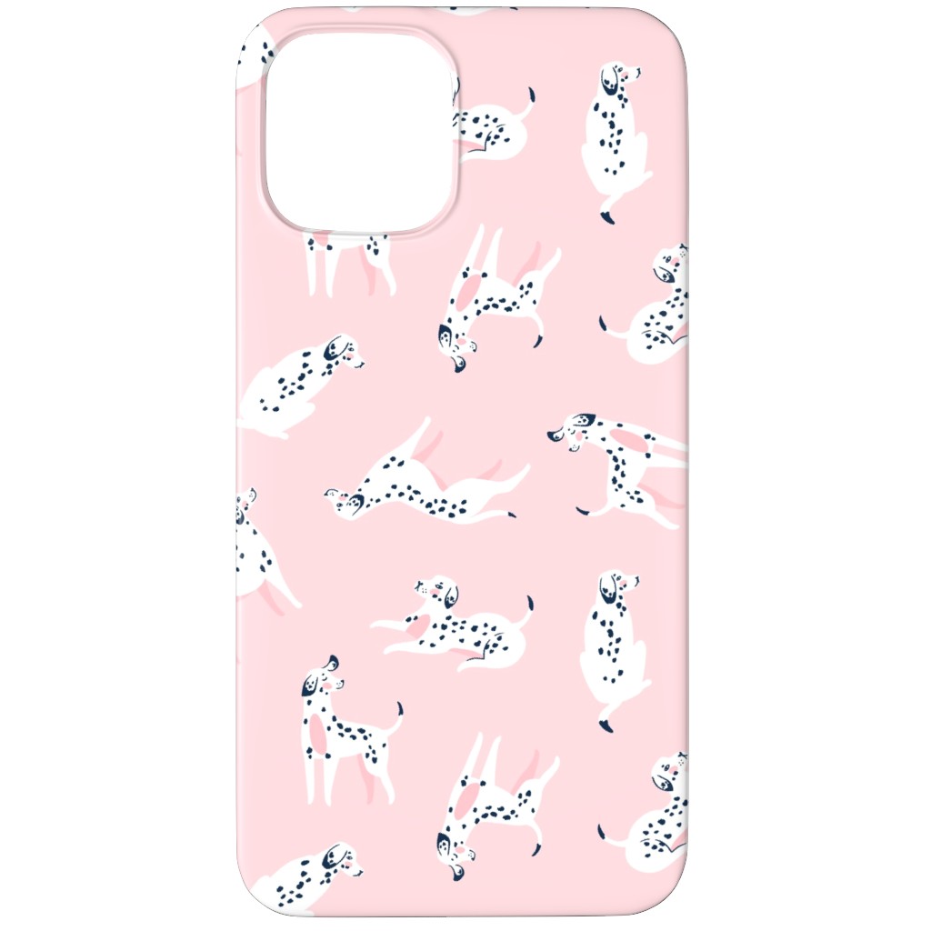 Funny Dalmatian - Pink Phone Case, Slim Case, Matte, iPhone 12 Pro, Pink