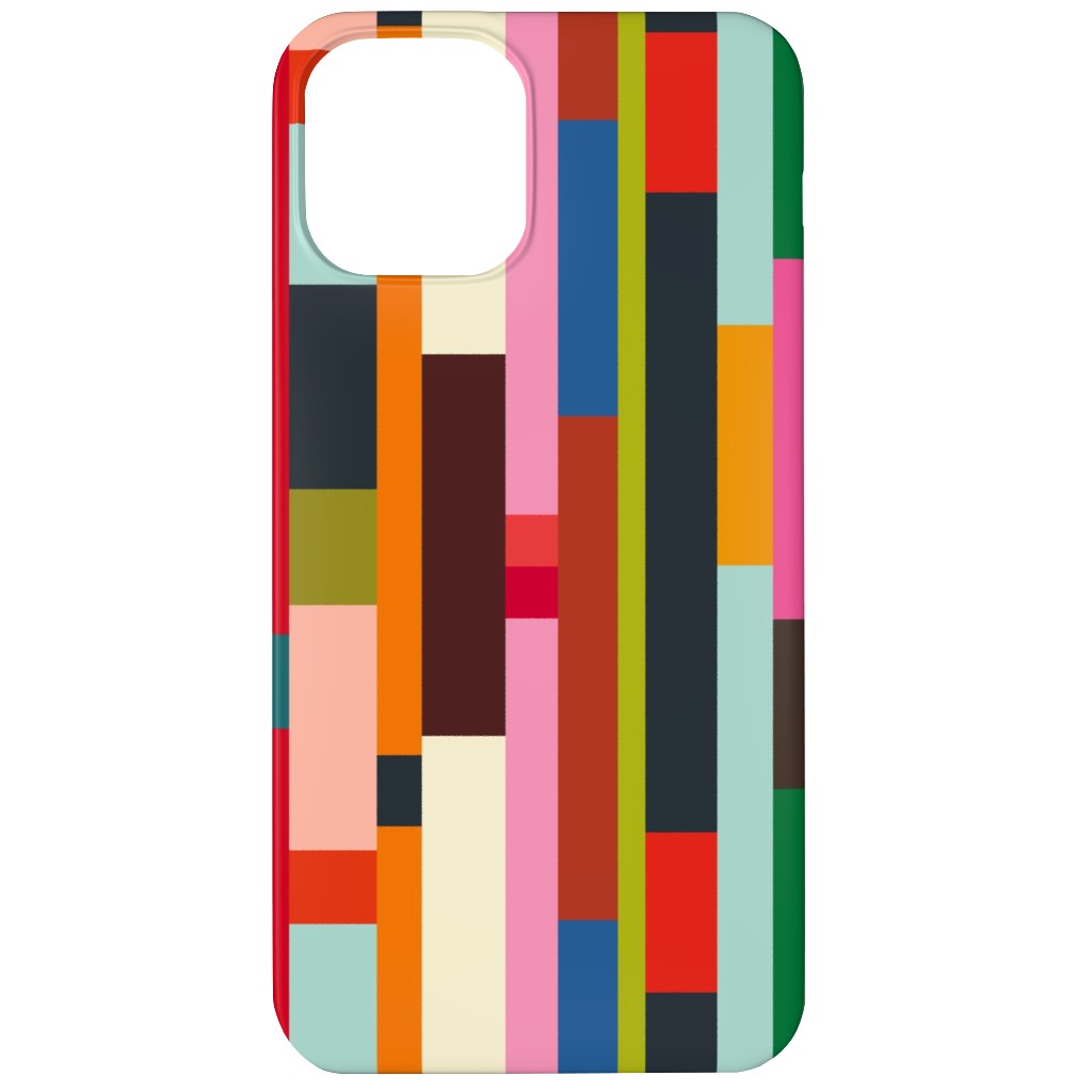 Solid Scraps - Multi Phone Case, Silicone Liner Case, Matte, iPhone 12, Multicolor